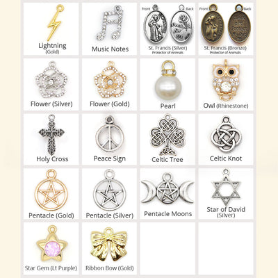Pet Collar Charms - "Classic Collection" (32 Styles) - For Cat Collars & Small Dog Collars