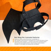 Bat Wing Costume for Cat / Halloween Photo Prop for Pet / Cat Halloween Costume / Fits Cats + Small Dogs