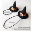 Pet Witch Hat - Halloween Photo Prop | X-Small Mini Size for Cats, Kittens + Small Dogs