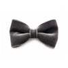 Bow Tie Cat Collar Set - "Velvet - Storm Gray" - Dark Grey Velvet Cat Collar w/ Matching Bowtie (Removable) / Wedding