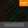 Cat Collar + Flower Set - "Polka Dot - Black" - Glow In The Dark Cat Collar w/ Ivory Felt Flower (Detachable)