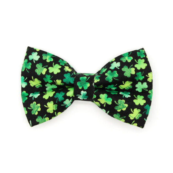 Bow Tie Cat Collar Set "Lucky Charmer" St. Patrick's Day Cat Colla
