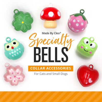 Specialty Pet Collar Jingle Bell (40+ Styles) - Pick One - For Cat Collars & Small Dog Collars (EXTRA LOUD)