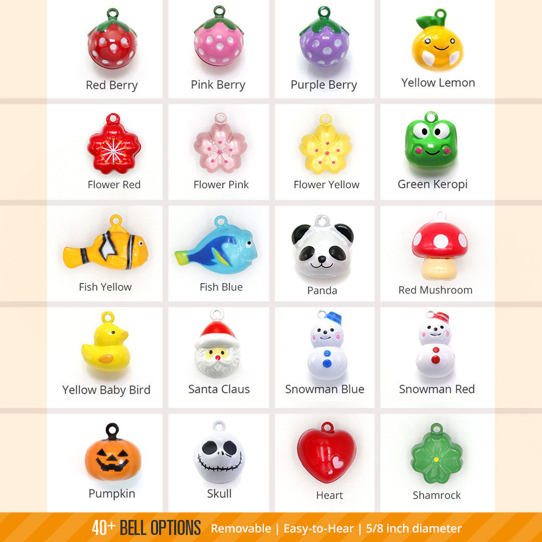 Specialty Pet Collar Jingle Bell (40+ Styles) - Pick One - For Cat Collars & Small Dog Collars (EXTRA LOUD)