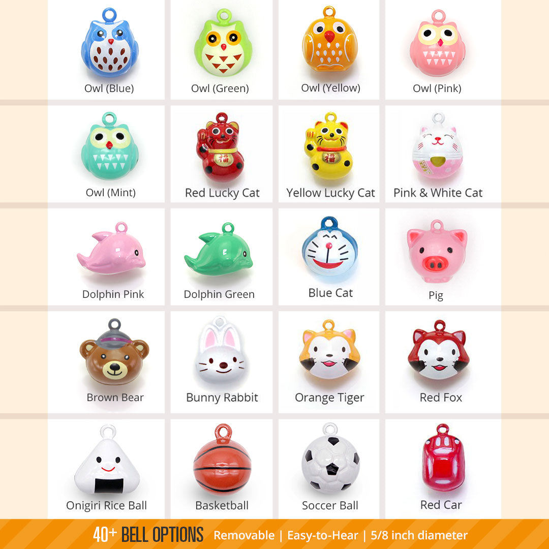 Specialty Pet Collar Jingle Bell (40+ Styles) - Pick One - For Cat Collars & Small Dog Collars (EXTRA LOUD)