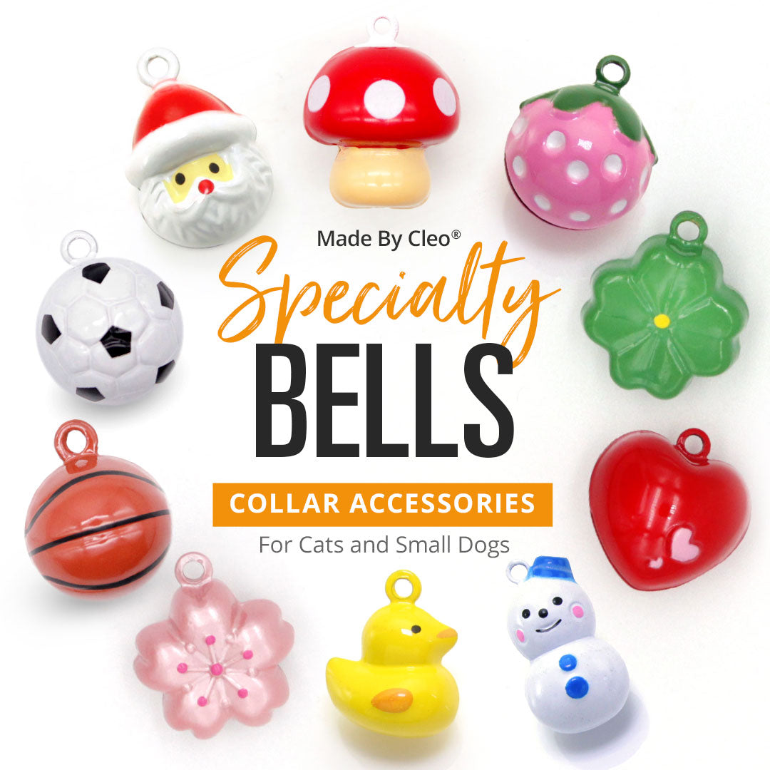 Specialty Pet Collar Jingle Bell (40+ Styles) - Pick One - For Cat Collars & Small Dog Collars (EXTRA LOUD)