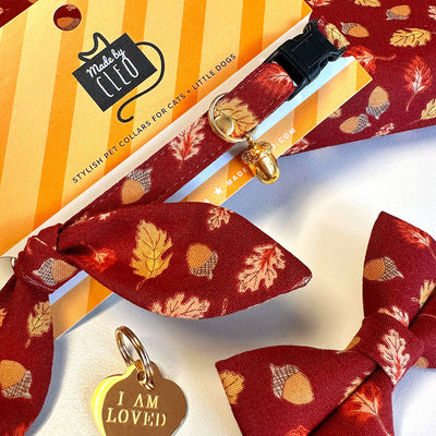 Pet Collar Charms - "Botanical & Outdoors" - For Cat Collars & Small Dog Collars