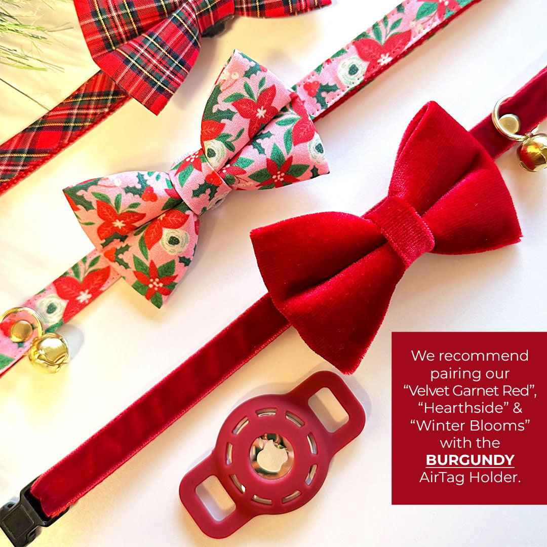 AirTag® Holder for Small Pet Collars (15 Colors) - Sized for Cats + Small Dogs