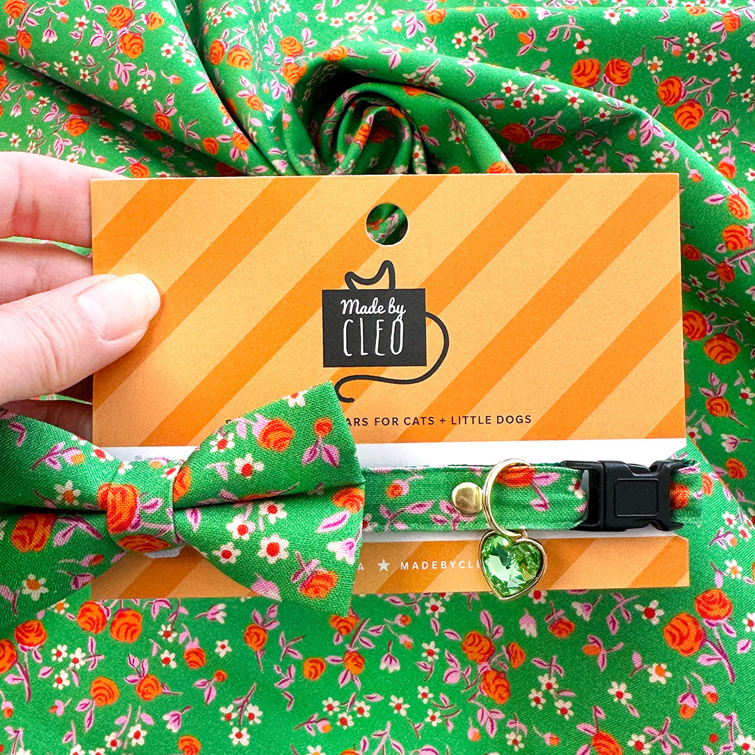 Pet Collar Charms - "Jeweled & Classic" - For Cat Collars & Small Dog Collars