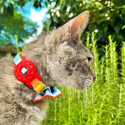 AirTag® Holder for Small Pet Collars (15 Colors) - Sized for Cats + Small Dogs