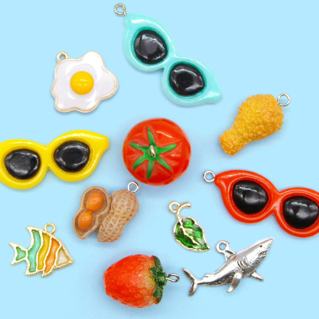 Pet Collar Charms - "Nature & Animals" - For Cat Collars & Small Dog Collars