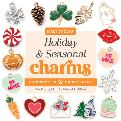Pet Collar Charms - "Holiday & Seasonal" - For Cat Collars & Small Dog Collars