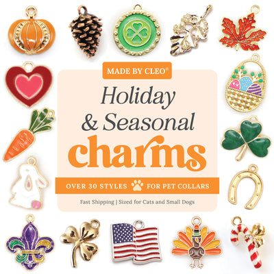 Pet Collar Charms - "Holiday & Seasonal" - For Cat Collars & Small Dog Collars