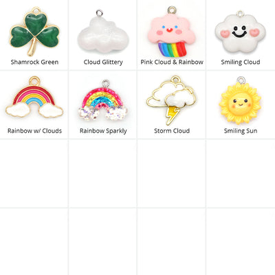 Pet Collar Charms - "Botanical & Outdoors" - For Cat Collars & Small Dog Collars