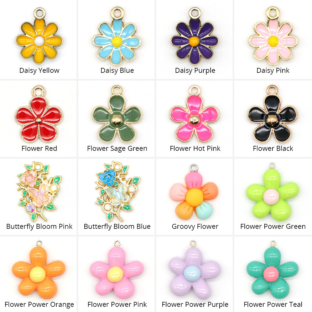 Pet Collar Charms - "Botanical & Outdoors" - For Cat Collars & Small Dog Collars