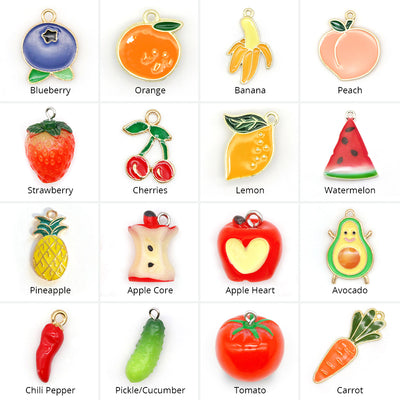 Pet Collar Charms - "Food, Fun & Novelty" - For Cat Collars & Small Dog Collars