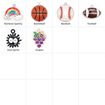 Pet Collar Charms - "Food, Fun & Novelty" - For Cat Collars & Small Dog Collars