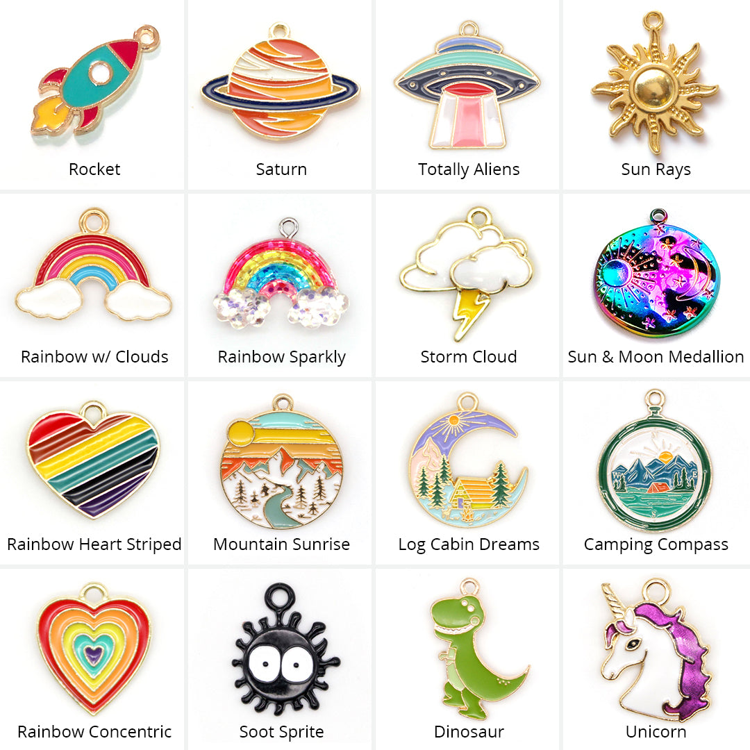 Pet Collar Charms - "Fun, Fantasy & Novelty" - For Cat Collars & Small Dog Collars
