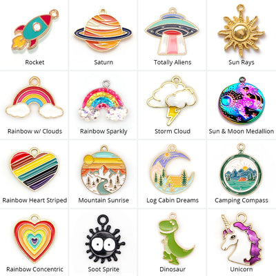 Pet Collar Charms - "Fun, Fantasy & Novelty" - For Cat Collars & Small Dog Collars