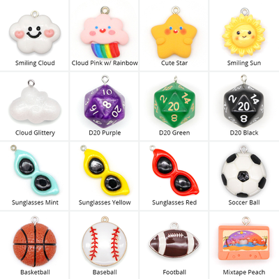 Pet Collar Charms - "Fun, Fantasy & Novelty" - For Cat Collars & Small Dog Collars