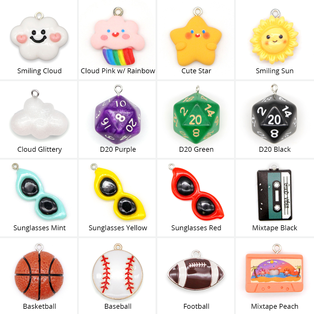 Pet Collar Charms - "Fun, Fantasy & Novelty" - For Cat Collars & Small Dog Collars