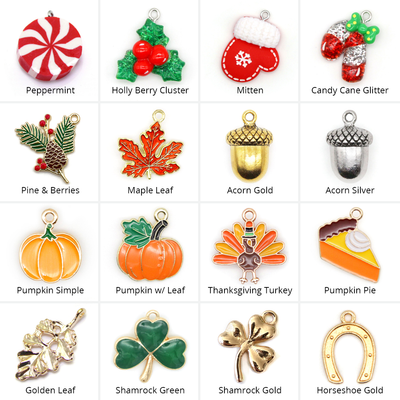 Pet Collar Charms - "Holiday & Seasonal" - For Cat Collars & Small Dog Collars