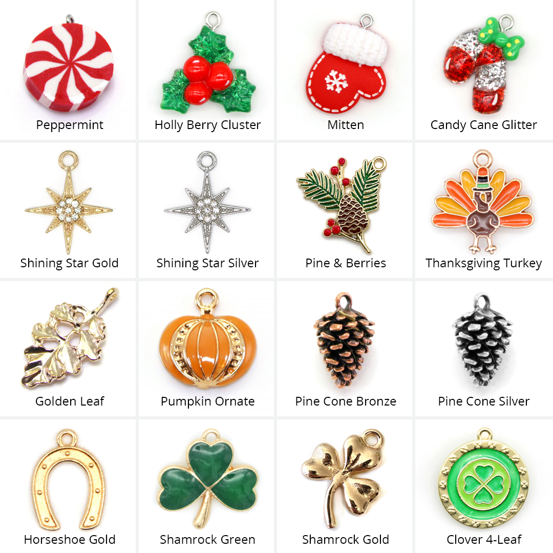 Pet Collar Charms - "Holiday & Seasonal" - For Cat Collars & Small Dog Collars