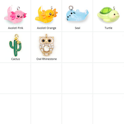 Pet Collar Charms - "Nature & Animals" - For Cat Collars & Small Dog Collars