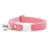MBC Rack - (6-10 Inch) Pet Collar - "Color Collection - Coral Pink" - (WHITE BREAKAWAY Clasp / SILVER Hardware Accents / Round Metal Split Ring) - Sold As Configured - Final SALE
