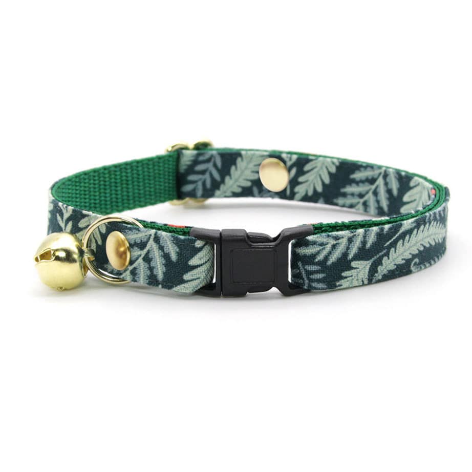 MBC Rack - (6-10 Inch) Pet Collar - "Eden" - (BLACK BREAKAWAY Clasp / SILVER Hardware Accents / Round Metal Split Ring) - Sold As Configured - Final SALE