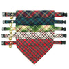 Cat Collar - "Hearthside" - Red Tartan Plaid - Breakaway Buckle or Non-Breakaway - Christmas - Sizes for Cats & Small Dogs