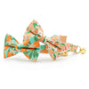 Pet Bow Tie - "Just Peachy" - Peach Cat Bow Tie / Spring + Summer / For Cats + Small Dogs (One Size)