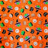 Fabric - "Monster Party" (SMALL SCALE) - Cut & Sold By the Yard / For Sewing & Craft Projects / Sold By the Yard - Continuous Length / 100% Washable Cotton (FINAL SALE)