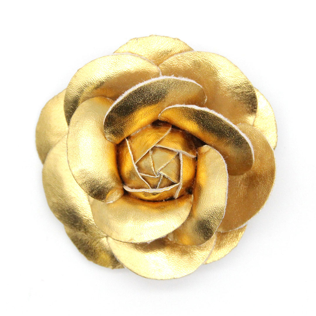 Vegan Leather Pet Flower Corsages - Sold Individually / Elegant Collar Flower for Cats + Small Dogs / Wedding & Special Occasions