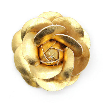 Vegan Leather Pet Flower Corsages - Sold Individually / Elegant Collar Flower for Cats + Small Dogs / Wedding & Special Occasions