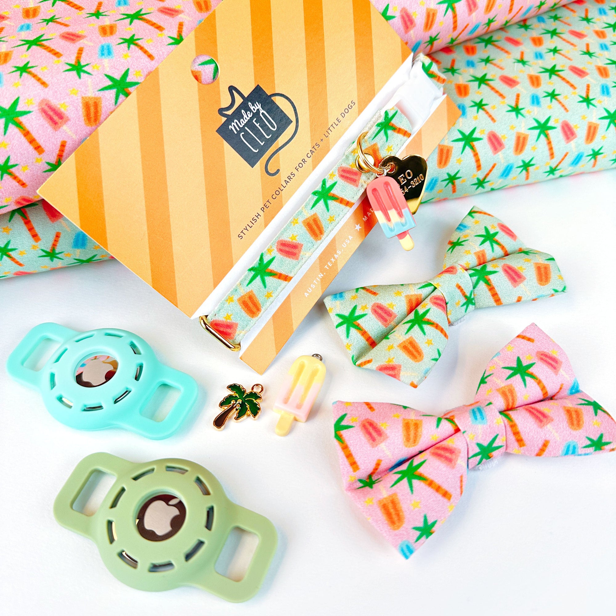 Pet Collar Charms - "Food, Fun & Novelty" - For Cat Collars & Small Dog Collars