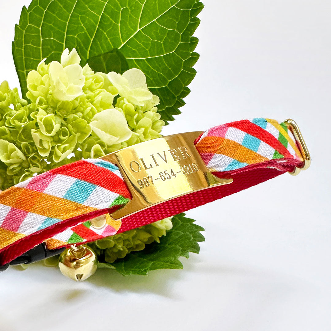 Engraved Pet ID Tag - (12 Styles incl. Slide On / Slider Pet Tag) - Personalized ID Tags for Cats, Kittens & Small Dogs