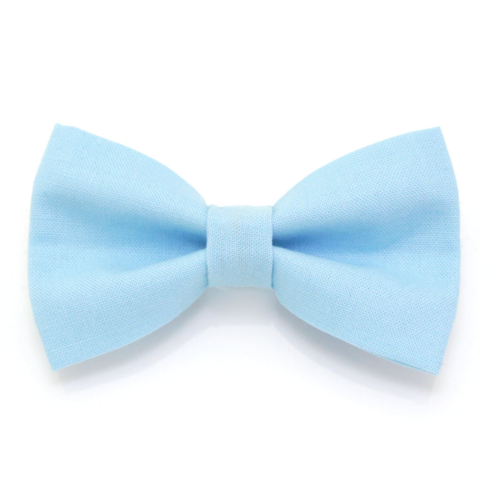 Cat Bow Tie - "Color Collection - Baby Blue" - Light Blue Cat Collar Bow Tie / Kitten Bow Tie / Small Dog Bowtie / Removable (One Size)