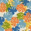 Fabric - "Tiki Dreams" (LARGE BANDANA SCALE) - Cut & Sold By the Yard / For Sewing & Craft Projects / Sold By the Yard - Continuous Length / 100% Washable Cotton (FINAL SALE)