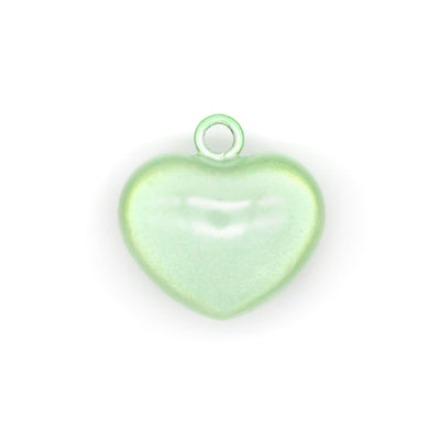 Pet Collar Jingle Bell - "Twinkle Heart Bell" - (5 Pastel Colors) - Pick One - For Cat Collars & Small Dog Collars (Soft Chime Tone)