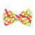 Pet Bow Tie - "Maypole" - Rainbow Plaid Cat Bow Tie / Spring, Summer, Birthday, Fiesta, Cinco / For Cats + Small Dogs (One Size)
