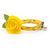 Cat Collar + Flower Set - "Show Me The Honey" - Yellow Bee Cat Collar w/ Yellow Felt Flower (Detachable)