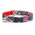 Cat Collar - "Stars & Stripes" - American USA Flag Patriotic Cat Collar / Independence Day, Red White & Blue 4th of July Cat Collar / Breakaway Buckle or Non-Breakaway / Cat, Kitten + Small Dog Sizes