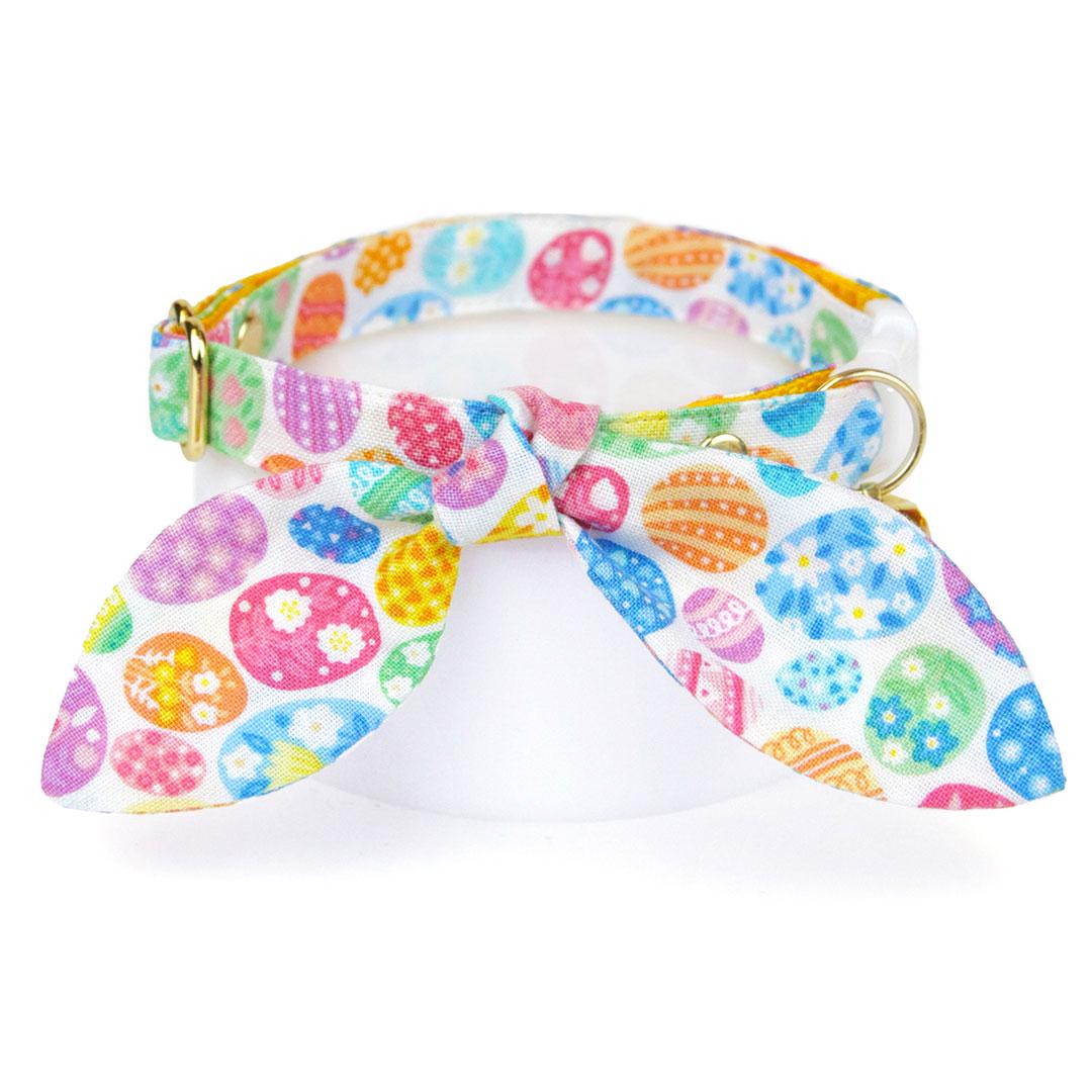 Cat Collar - "Egg Hunt" - Easter Egg Cat Collar / Breakaway Buckle or Non-Breakaway / Cat, Kitten + Small Dog Sizes