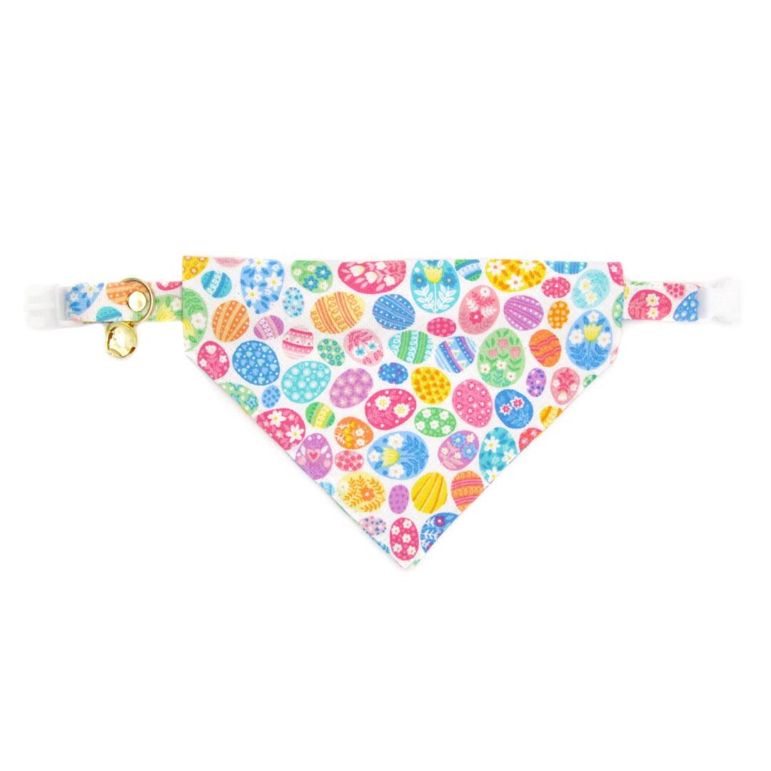 Cat Collar - "Egg Hunt" - Easter Egg Cat Collar / Breakaway Buckle or Non-Breakaway / Cat, Kitten + Small Dog Sizes