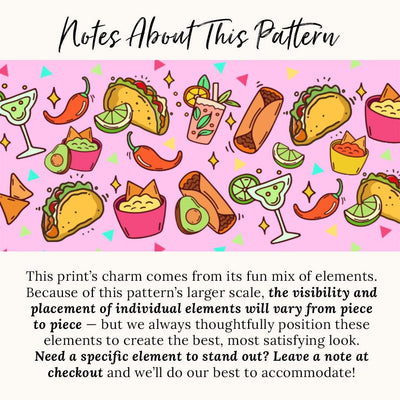 Taco Cat Bow Tie - "Taco Time - Pink" - Mexican Food Bow Tie for Cat Collar / Burrito, Margarita, Cinco de Mayo, Fiesta, Fun / Cat, Kitten + Small Dog Bowtie
