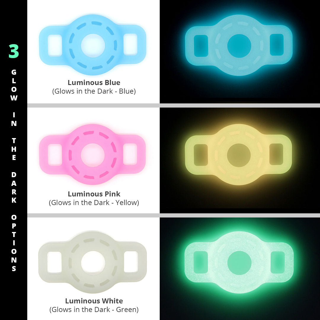 AirTag® Holder for Small Pet Collars (15 Colors) - Sized for Cats + Small Dogs