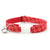 MBC Rack - (12-16 Inch) Pet Collar - "Amore" - (WHITE NON-BREAKAWAY Clasp / SILVER Hardware Accents / Metal D-Ring) - Sold As Configured - Final SALE