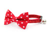 Cat Collar - "Superstar" - Red Sparkle Cat Collar - Breakaway Buckle or Non-Breakaway - Cat + Small Dog Sizes