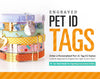Engraved Pet ID Tag - (12 Styles) - Personalized Tags for Cats, Kittens & Small Dogs